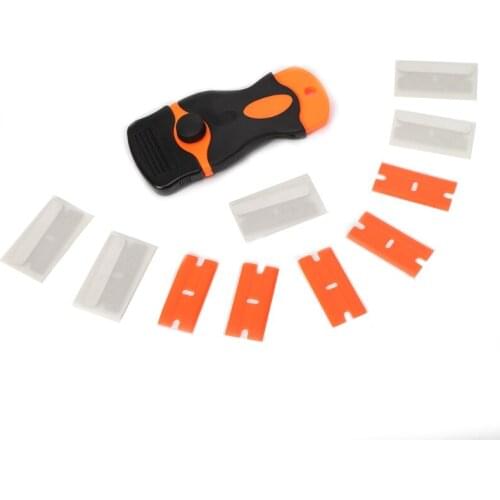 Car Sticker Remover Edge Blade Razor Scraper Set Window Plastic Spatula Tools W315