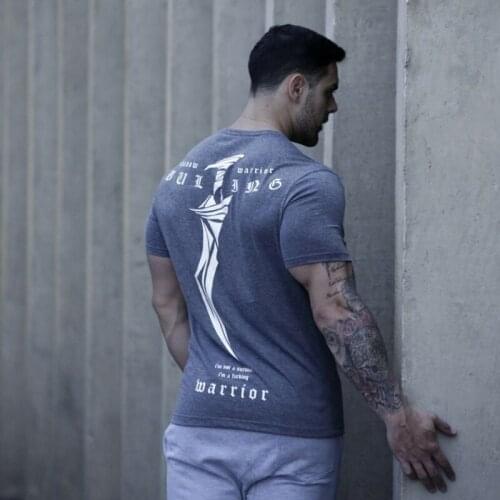 New Summer The Stadium Stringer brand T-shirt Man Fashion Bodybuilding And Fitness Crime Short Sleeve T-shirt large-type M-XXL