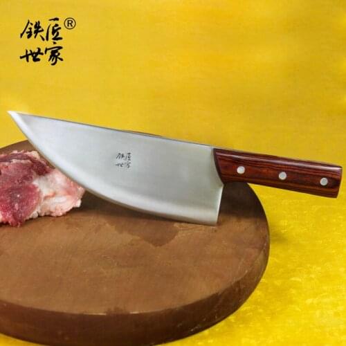 Chef slicing knife stainless steel butcher boning knife chopping bone knife handmade forged meat fish bone knife chinese cleaver