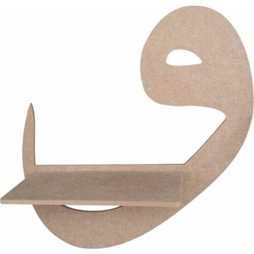 Single Vav Shelf Disassemble Wooden Object CODE: R13 paintable decorative objects декоративные предметы под роспись