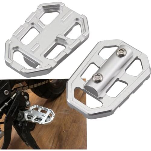 Motorcycle Foot Pegs Aluminum Wide Foot Pegs Pedals Rest Footpegs Footrest Pedals For BMW R1200GS F850GS F750GS R Nine T 2013-Up