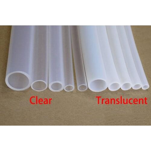 3*5mm 3x5mm 4*5mm 4x5mm ID*OD 600V Clear Transparent Translucent Insulation Soft FEP F46 Catheter Hose Plastic Pipe PTFE Tube