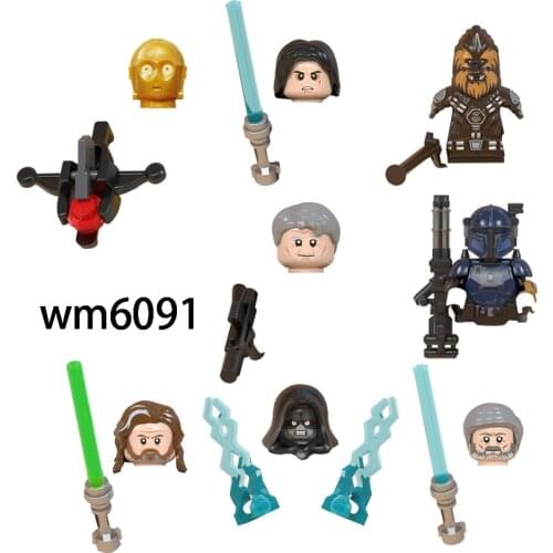 Movies Series Paz Ben Palpa Skywalker Building Blocks Compatible Small Figures Toys For Children WM6091