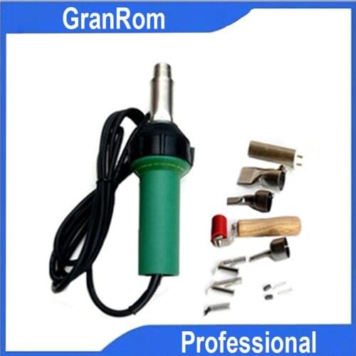Professional 1600W Hot Air Plastic Welder Gun Vinyl Floor Overlap Hot Blast Torc Heat Gun With Heating Element And Accessories
