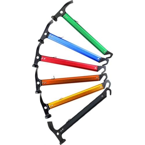 Outdoor Aluminum Alloy Mountain Climbing Camping Hammer Multifunctional Tent Sky Curtain Ground Nail Hammer