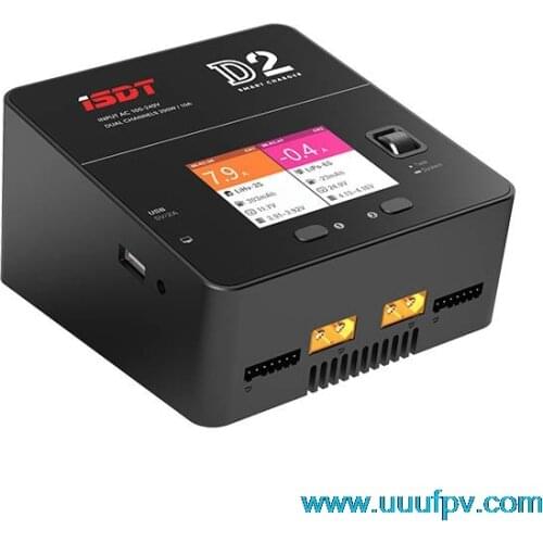 New Arrival ISDT D2 200W 20A AC Dual Channel Output Smart Battery Balance Charger