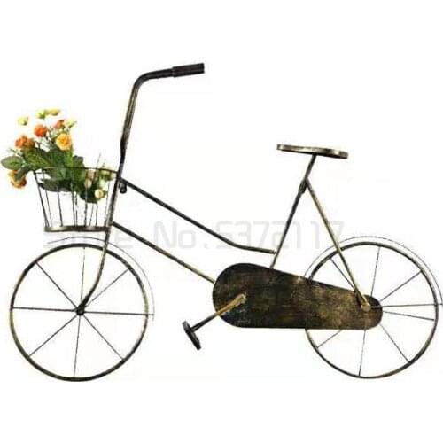 Retro Iron Bicycle Hanging Creative Store Bar Living Room Wall Decoration Metal Craft Bike Hanging on Wall Handmade Craft Gifts