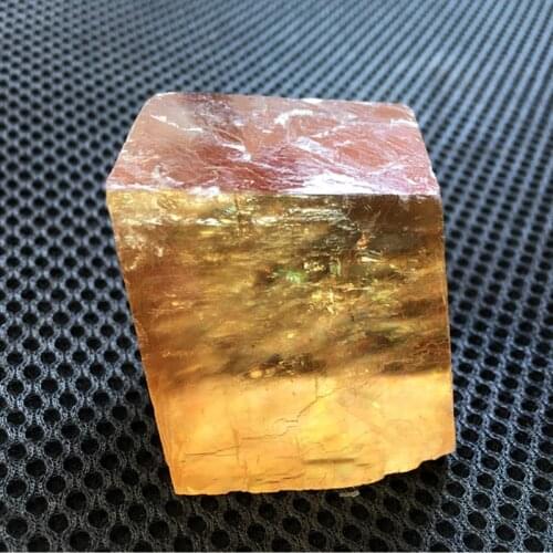 100-120g Natural orange natural Optical Calcite Crystal Rock Energy Mineral specimen Gemstone healing