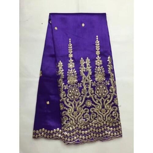 5yds/lot Wholesale Price African George Lace Fabric Popular Design African George Fabric For Nigerian Wedding Party Dress B8G34