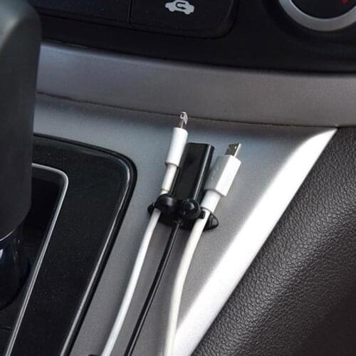 8pcs Car Wire USB Cable Fixer Organize Clamp Headphone Cable Data Cord for Opel Astra VAUXHALL MOKKA Zafira Insignia Vectra Anta