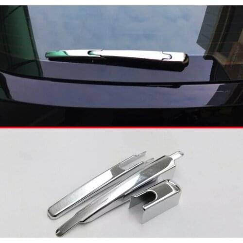 ABS Chrome Rear Window Wiper Nozzle Cover Trim For Peugeot 3008 2016 2017