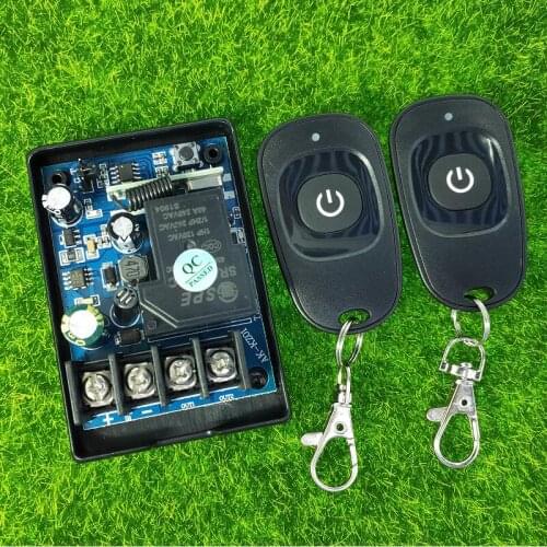 DC12V 24V 48V 1CH RF Wireless Remote Control Switch System Electric door lock/electric bicycle lock/doorbell/alarm