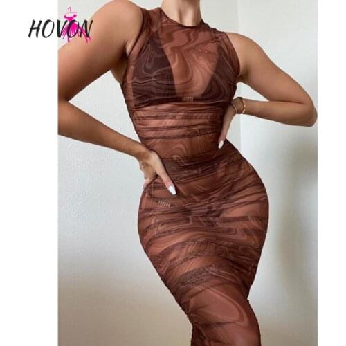 CHAXIAOA Summer Midi Dresses