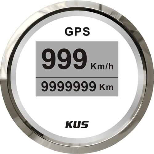 52mm KUS digital GPS speedometer 0-999Knots with mating antenna for boat, marine, yacht