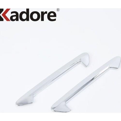 For Audi Q5 2018 2019 2020 ABS Chrome Car Body Side Mark Cover Trim Left Right Logo Mark Frame Covers Car Styling Accessories