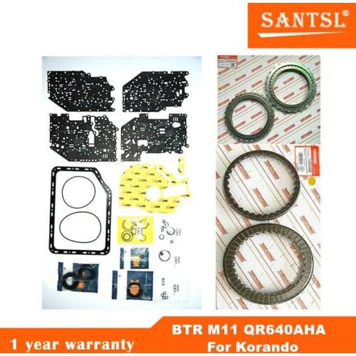 QR640AHA BTR M11 Auto Transmission Master Rebuild Kit Overhaul Fit For Ssangyong Korando 2012-ON Car Accessories Transnation