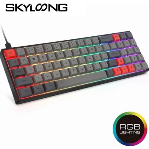 SKYLOONG SK71Hot Swappable Mechanical Gaming Keyboard With RGB Mx Backlit Wireless Bluetooth Keyboards Gateron NKRO For Win Mac