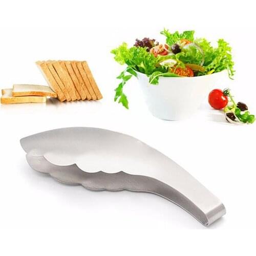 Multifunction Stainless Steel Baking Tool Food Tongs Non-stick BBQ Kitchen Cooking For Cake Steak Utensil