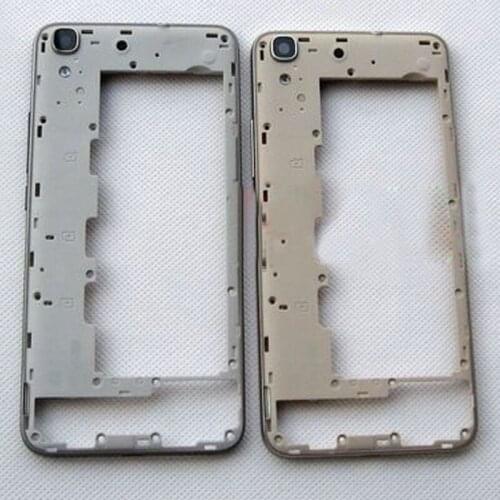 Original Middle Housing Frame for Huawei Honor 4A Y6 Middle Frame + Back Camera Glass Lens Replacement Repair Spare Parts Tested