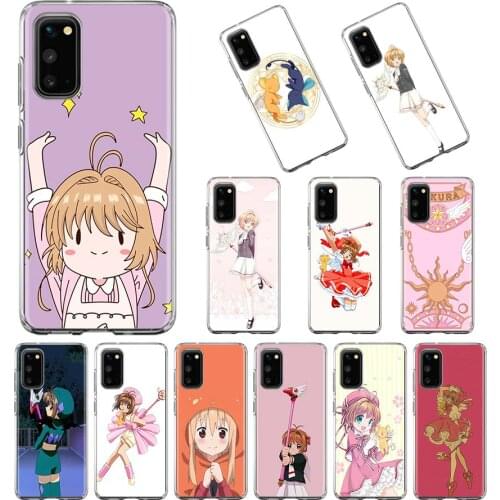 Sakura Card Captor Clear Silicone Phone Case For Samsung S21 Ultra S20 FE S8 S9 Plus 5G S10 Lite S10e S7 Fundas