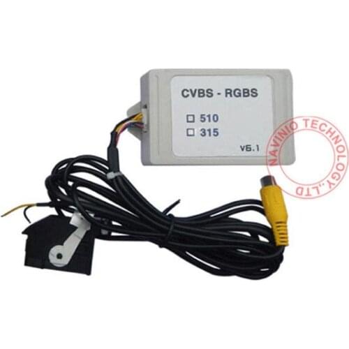 RGB RNS315 RNS 510 RCD 510 box to AV Emulator CVBS Signal Converter Adapter For VW Passat CC Tiguan golf jetta polo