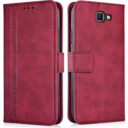 Luxury Flip Wallet Leather Case for Samsung Galaxy J5 Prime G570F SM-G570F Magnetic Book Protect phone back Cover