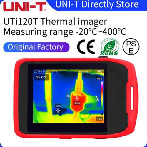 UNI-T UTi120T Pocket Capacitive Touch Thermal Imager Image Fusion High and Low Temperature Tracking WIFI