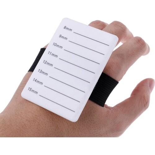 1XAcrylic Adhesive Eyelash Extension False Eyelash Hand Strap Pallet Holder Tool