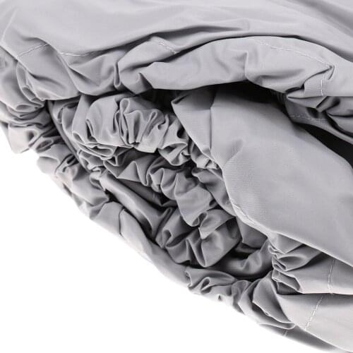 Anti UV Waterproof 2.7-3 Meters Canoe Marine Boat Cover Kayak Accessory Gray
