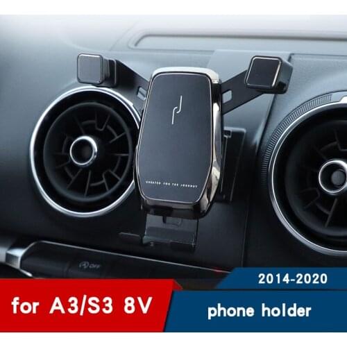 Car phone holder for audi a3 8v sportback accessories S3 8V phone stand Navigation bracket 2015 2014 2016 2017 2018 2019 2020