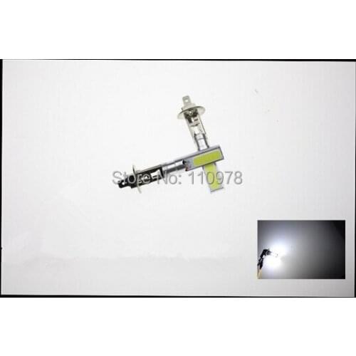 Free Shipping 2 Pcs 10W Bright White H1 COB LED Fog Daytime DRL Light Lamp bulb HeadLight Parking Low High Beam Lamp