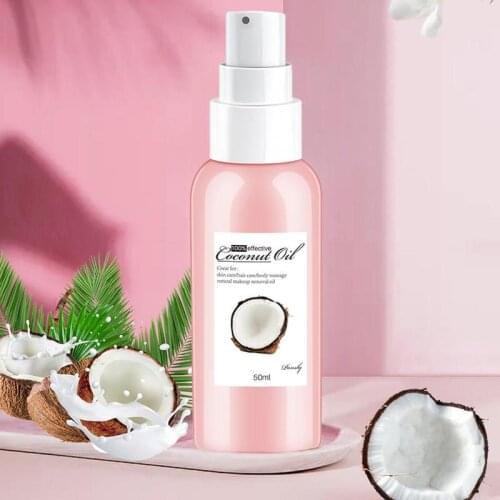 Extra Virgin Coconut Oil Cold-pressed Oil Care Hair Skin Body Massage Relax Makeup Remover Moisturizing