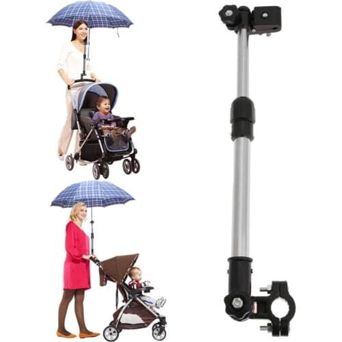 Mount Stand Stroller Accessories Baby Stroller Umbrella Holder Adjustable Baby Cart Parasol Shelf Cycling Bike Umbrellas Bracket