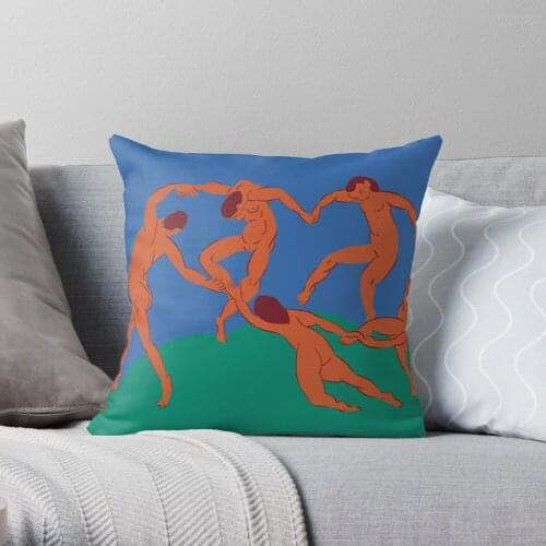 Matisse - The Dance Throw Pillow Cushion Cover Polyester throw pillows case on sofa home living room car seat decor 45x45cm