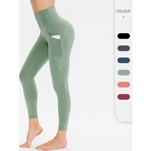 2021 New Womens High Waist Hip-lifting Yoga Pants, Tight-fitting High-stretch Running Sports Pants, Quick-drying Fitness Pants