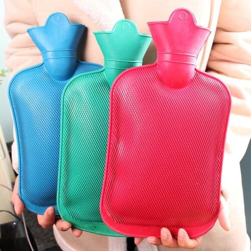 Portable Rubber Thick Hand Warmer Hot Water Bag Winter Warm Water Bottle Girl Pocket Hand Feet Hot Water Bags Winter Hand Warmer