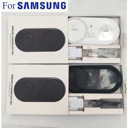 25W Fast Wireless Charger Dual Pad Support For Samsung Galaxy S21 S20 FE Note20 Ulra S10 Note10 Plus Gear S4 S3 Charging Station