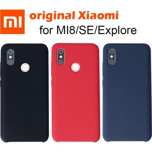 100% Original Xiaomi Mi8 Explorer Edition official Mi 8 Case Silicone Snapdragon 845/710 Mi8se Mi8 Screen Fingerprint Mi8 Pro