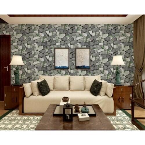 Beibehang PVC Personalized three-dimensional fashion retro realistic rock 3d wallpaper restaurant cafe background wall paper