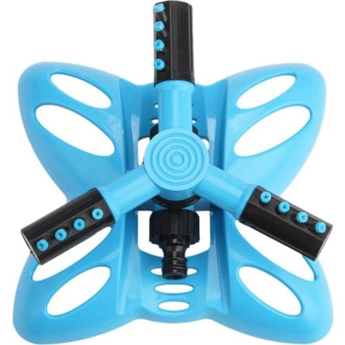 Automatic Rotating Lawn Sprinklers With support 360 Degree Rotating Water Sprinkler 3 Arms Nozzles garden Irrigation Tool