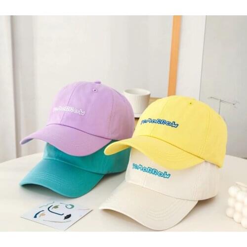 Letter Embroidery Soft Top Baseball Cap Summer INS Tide Brand Fashion Sun Hat Autumn Mens Outdoor Sports Street Caps