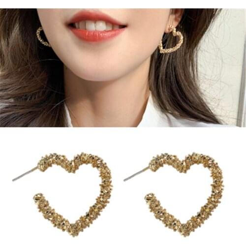 Large Star Earrings Big Star Hoop Earrings For Women Bijoux Gold Color Geometric Earring Statement Jewelry Party Gifts