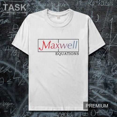 Celebrity Maxwell United Kingdom Electromagnetism Classical electrodynamics Statistical physics t shirt clothes mens new Tops 01