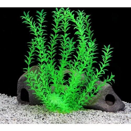 Fake Water Grass Simulated Vivid Plastic Plastic No Harm Aquarium Green Artificial Plants Fish Tank Home Accessories Supplies