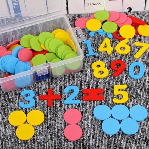 Montessori Wooden Digital Counting Board Game Toys for Children Teaching Aids Math Toy Arithmetic Early Educational Kids Gifts