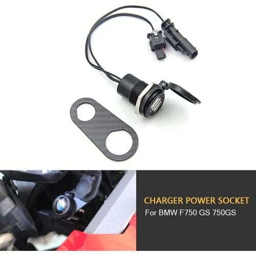 Motorcycle Adjustable Dual USB interface Port Charger Adapter For BMW F750 GS 750GS F750GS