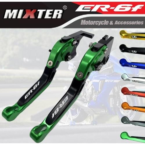 Motorcycle Accessories Adjustable Foldable Extendable Brakes Handle Clutch Levers For KAWASAKI ER-6F ER6F 2009-2016 ER 6F 2015