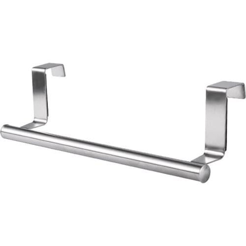 Stainless Steel Towel Rack Bathroom Kitchen Cabinet Shelf Storage Rack Wall-Mounted Towel Rack Hanging Type