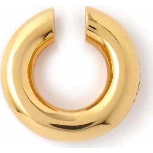 Independent AMBUSH Style Ear Buckle C-Shaped 925 Silver Ear Clip AMB No Pierced Earrings Couple Jewelry Accessories