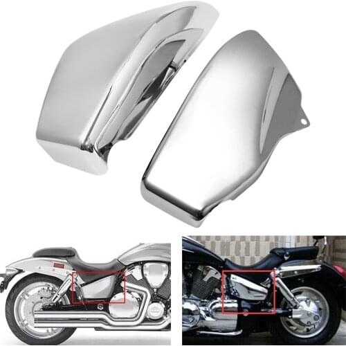 Motorcycle ABS Fairing Battery Side Cover For Honda VTX1800 R/S/N/F/T 2002-2008 Black